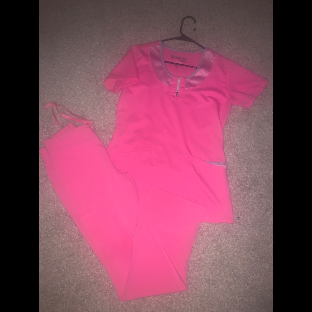 💖Grey’s Anatomy Pink Size S Scrubs!